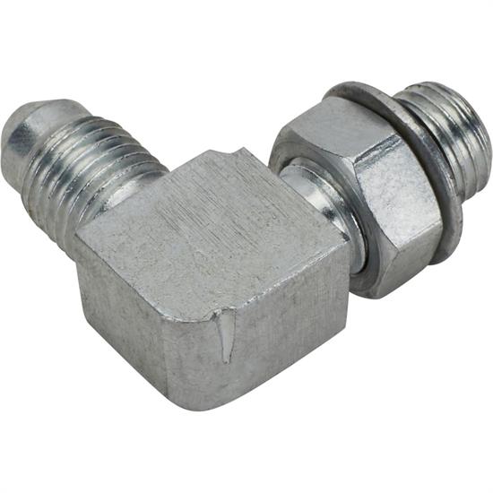 90 Degree AN3 to 3/8 Inch24 Brake Adapter Fitting
