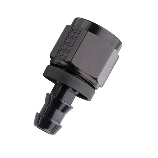 200109-BL Push-Lock Straight -10 AN Female to -8 AN Hose End Reducer, Black