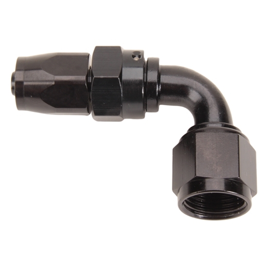 FRAGOLA 180 Degree 8 AN Hose to 8 AN Female Real Street Hose End P//N 681808-BL