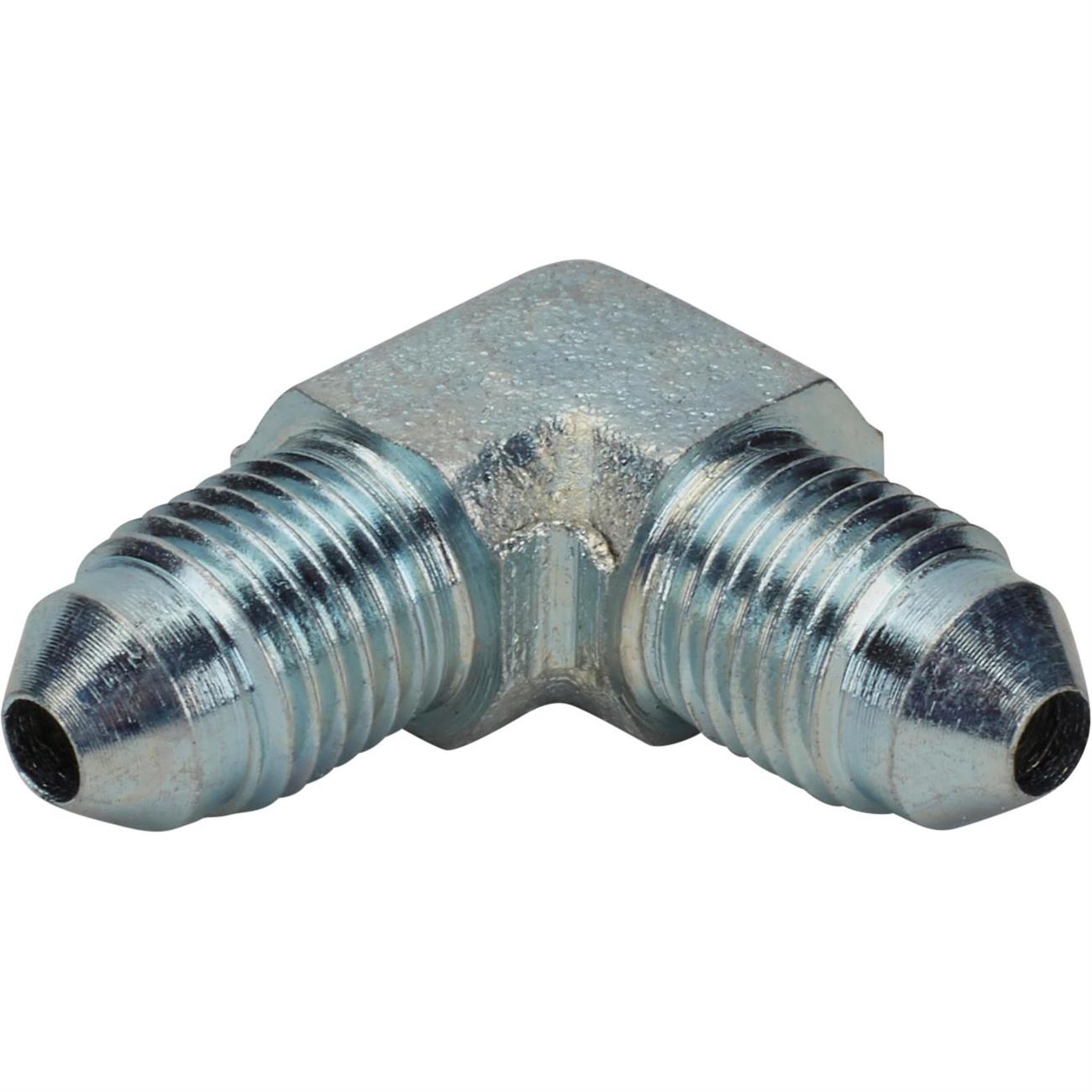 1 Set AN3 28 90 Degré Moto Frein Tuyau Ligne 180cm Ton Argenté