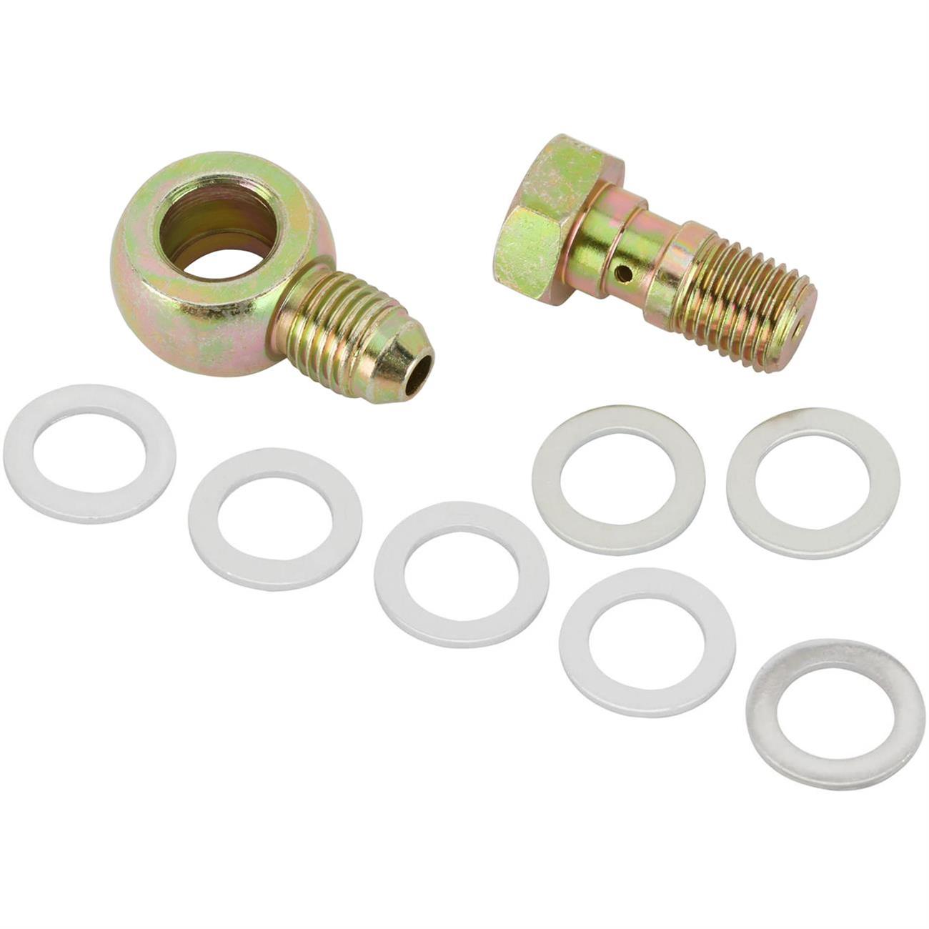 専用ですm(_ _)m Banjo Brake Fitting Kit, 7/16-20 to -4 AN