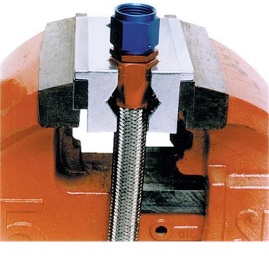 Bench Vise Soft Aluminum Fitting Jaws tillescenter Industrial Power & Hand Tools Workholding