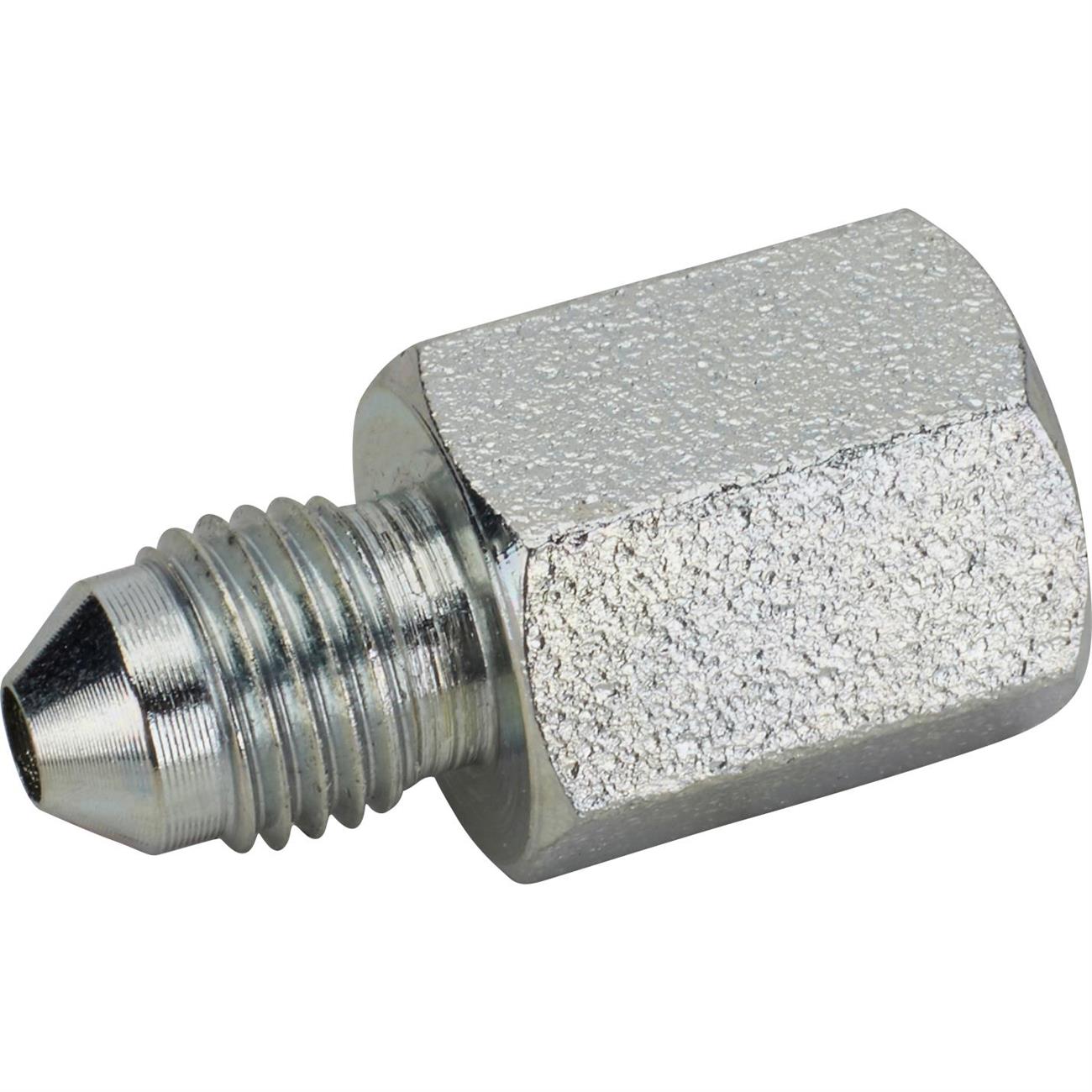 Gauge Fitting, Straight AN3 Male, 1/8 Inch NPT Female