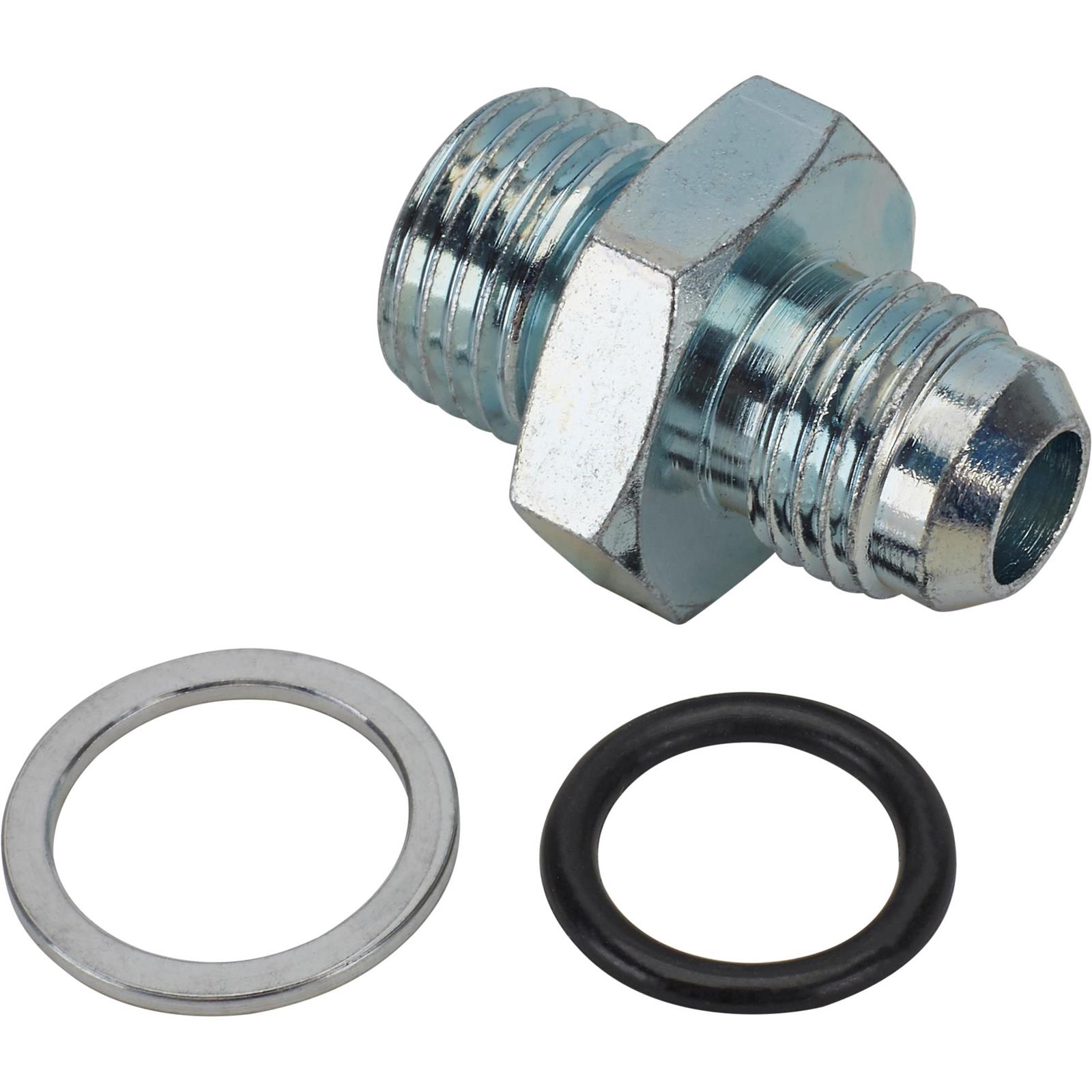 Power Steering Fitting, AN6 to 5/818 Oring