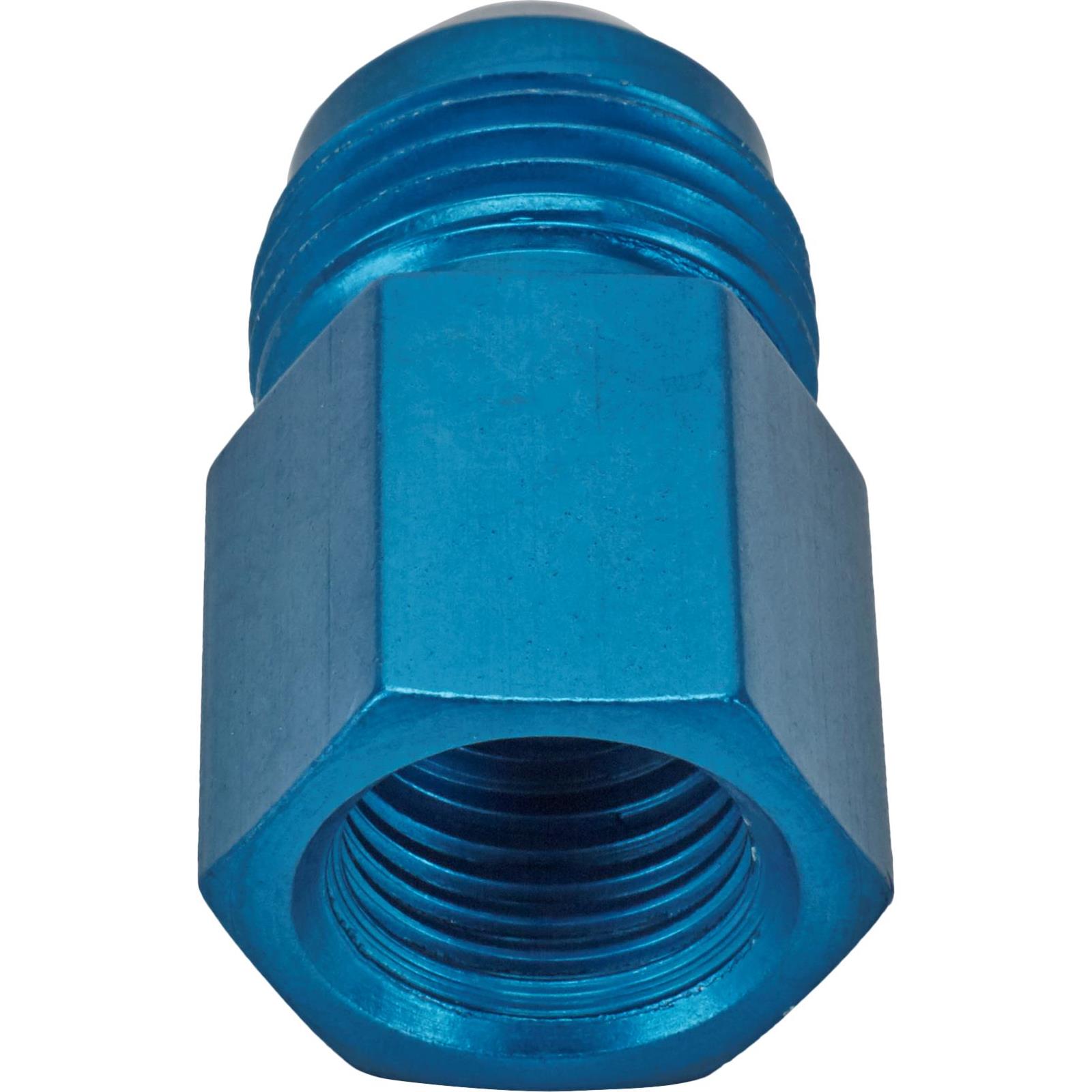 Fragola 491949BL -8 AN Male To 5/8-18 Inverted Flare Fitting - Black Aluminum, Made In USA 7 thumbnail image