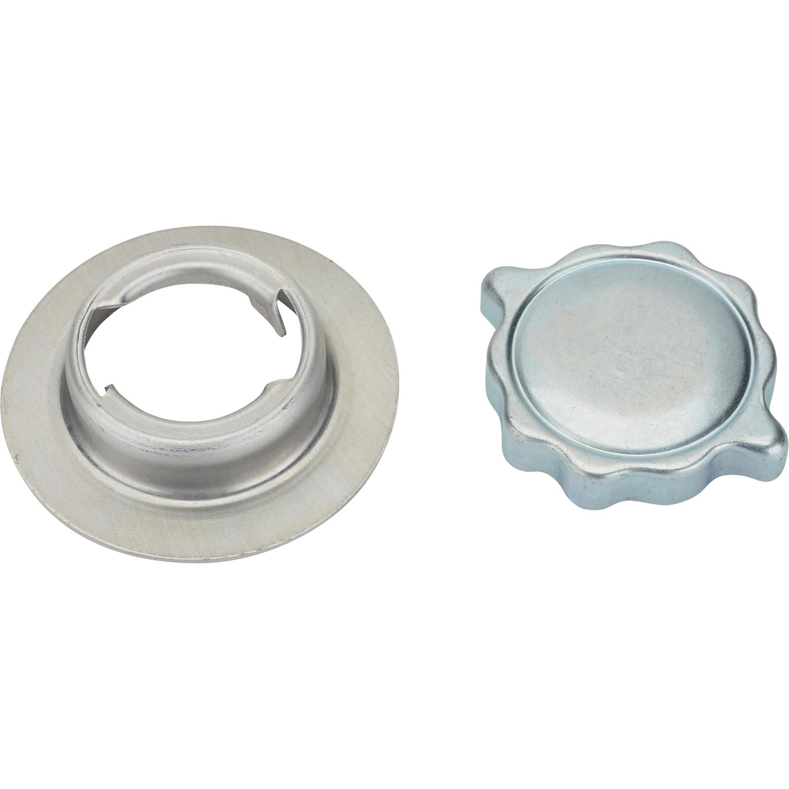 SPUN ALUMINUM GAS TANK 8 INCH SITE GAUGE WITH WELD-ON ALUMINUM MOUNTING BUNG