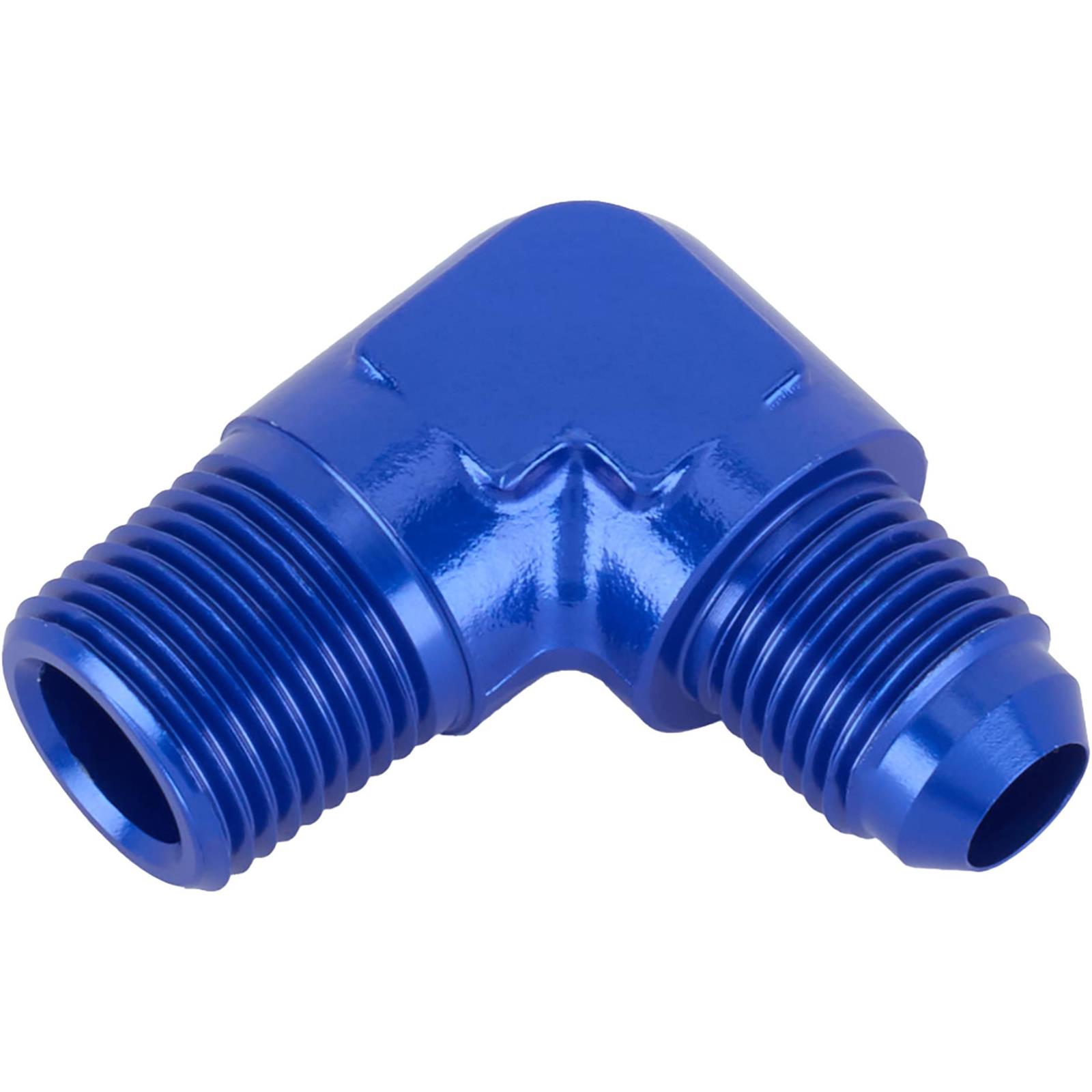 order A6♡ 90 Degree Flare Adaptor, AN6 to 3/8 Inch NPT