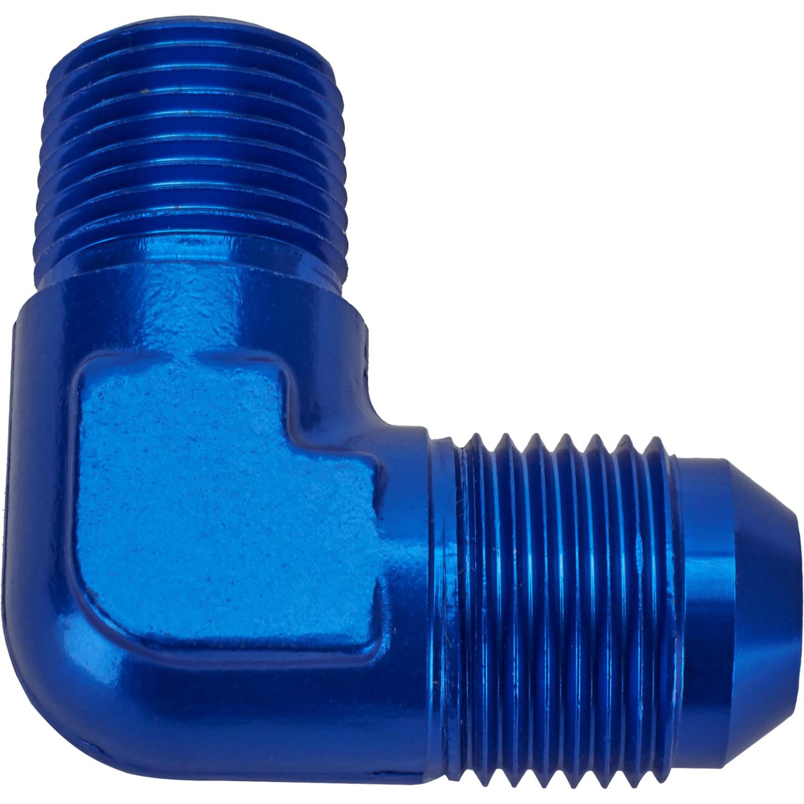 Adaptador De Montaje NPT Giratorio Macho De 90 Grados -8 AN AN8 A 3/8