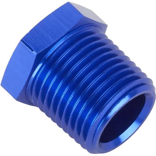Aluminum Pipe Bushing Reducer Fitting, 1/2 NPT to 3/8 NPT