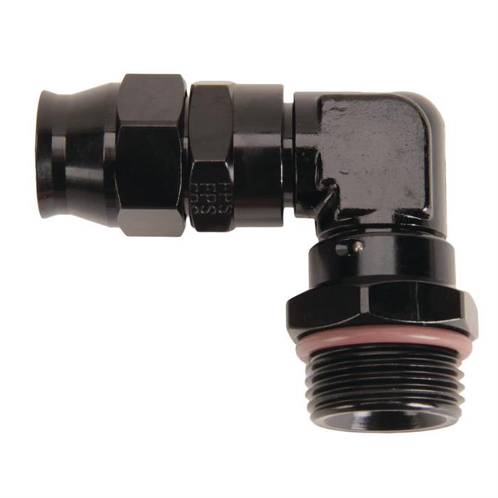 Fragola -8AN Real Street x 90 Degree Hose End Black For PTFE Hose main image 0
