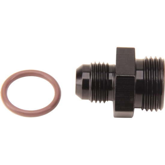 495109-BL -12 to -12 AN x 1.06-12 in. Radius O-Ring Fitting - Black