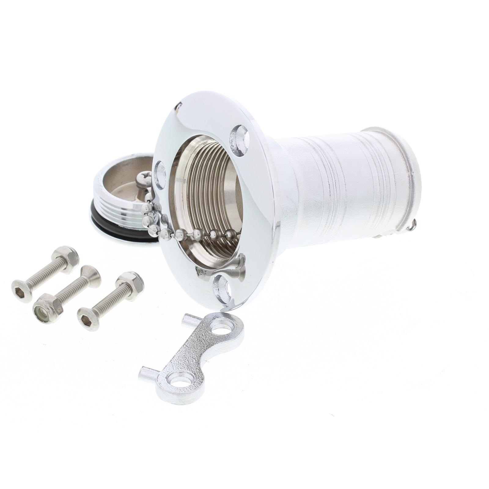 Chrome Plated Stainless Steel Flush Mount Fuel Fill