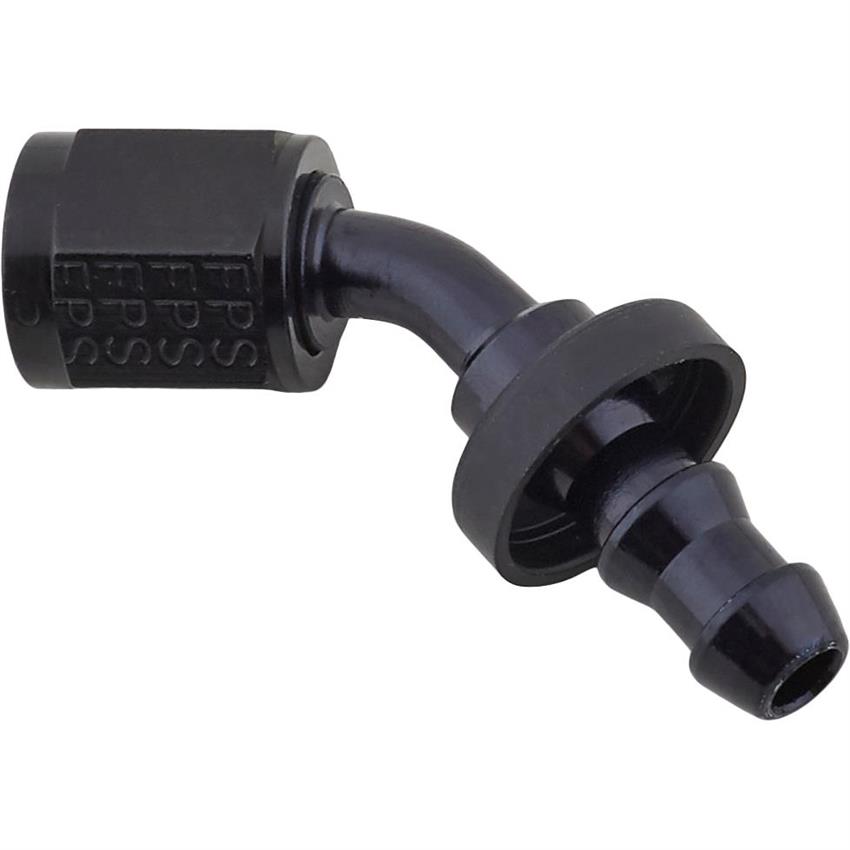 Fragola -6AN Push-Lite End 150 Degree - Black main image 1