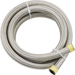 Speedway Stainless Steel Braided Hose Line, -8 AN