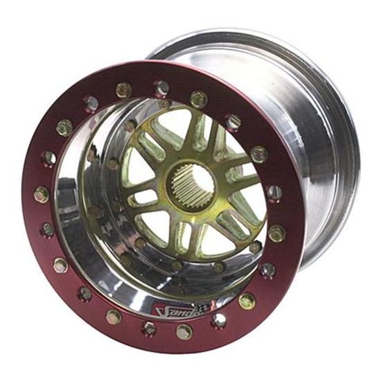 Sander 27Spline Wheel, Outer Beadlock, No Cover,10x11, 4" Offset