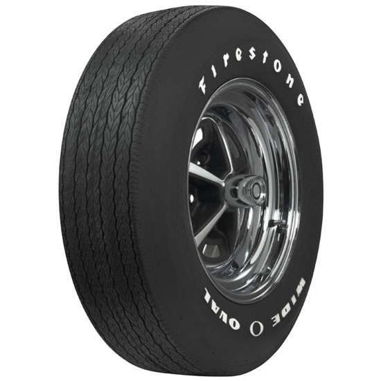 Firestone 62450 Wide Oval Tire Raised White Letter F70 15