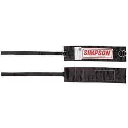 Simpson 36000BK Individual Arm Restraints, Black, Pair