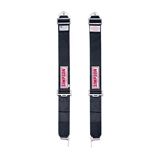 Simpson Shoulder Racing Harnesses, Floor Mount, Cam Lock