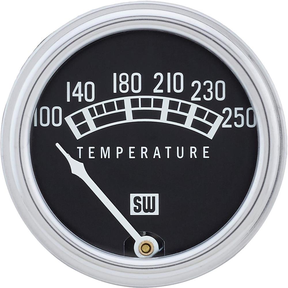 Stewart Warner 8221036 Std Mech Water Temp Gauge36 Inch Capillary