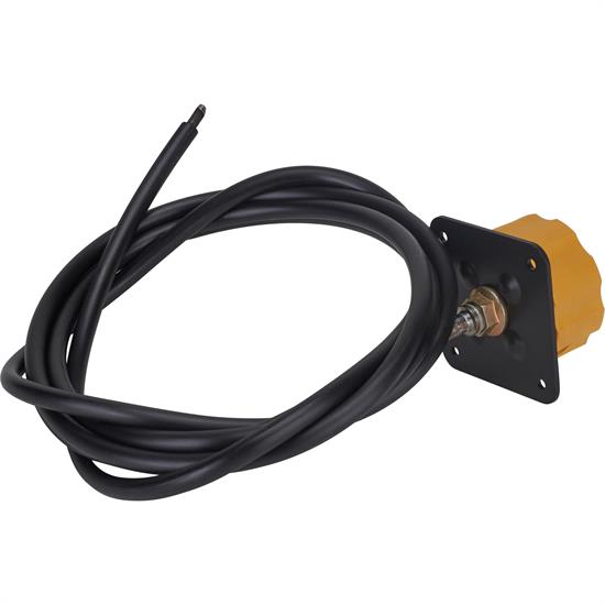 Tilton 72508 Standard Remote Brake Bias Adjuster, Yellow