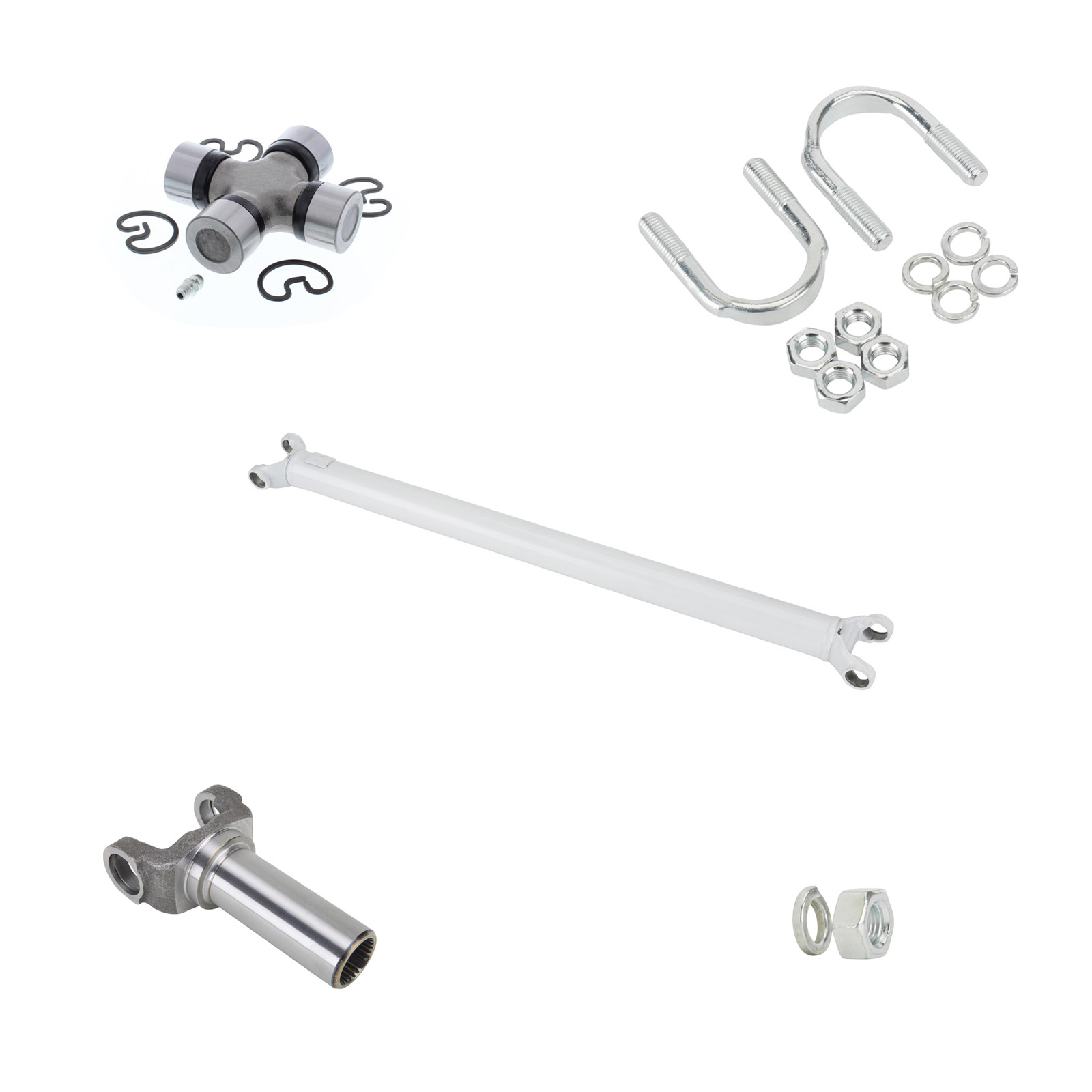 GM TH350 Trans. T-Bucket Drive Shaft Kit, 1310-1330 U-Joints