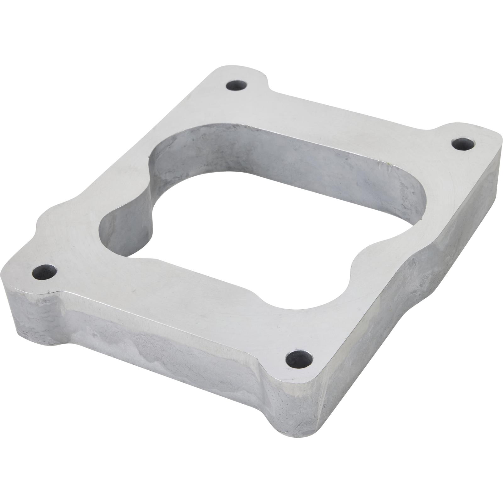 Trans-Dapt 2109 Quadrajet Spacer, Open, Cast Aluminum, 1 Inch