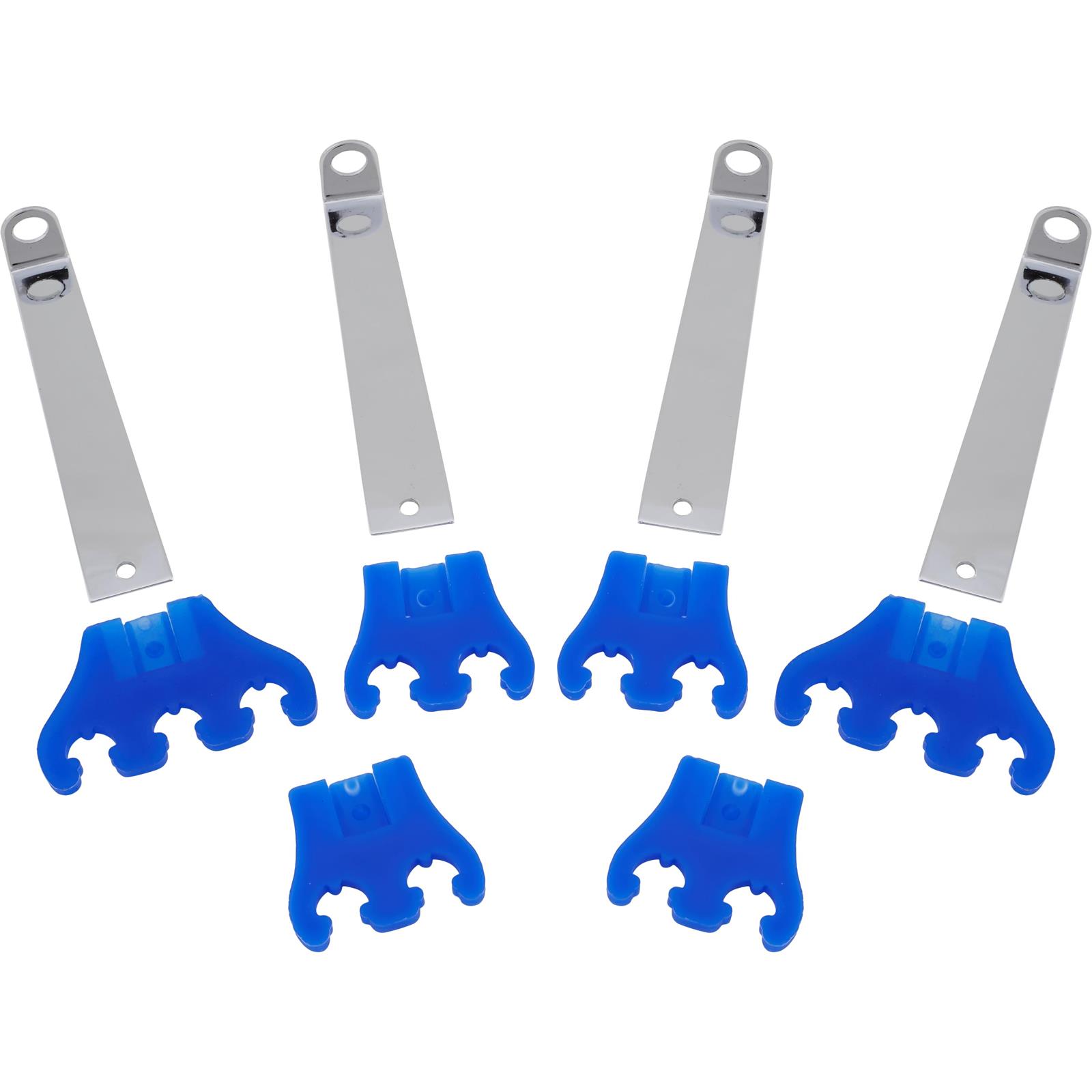 Deluxe Spark Plug Wire Looms Set, Blue