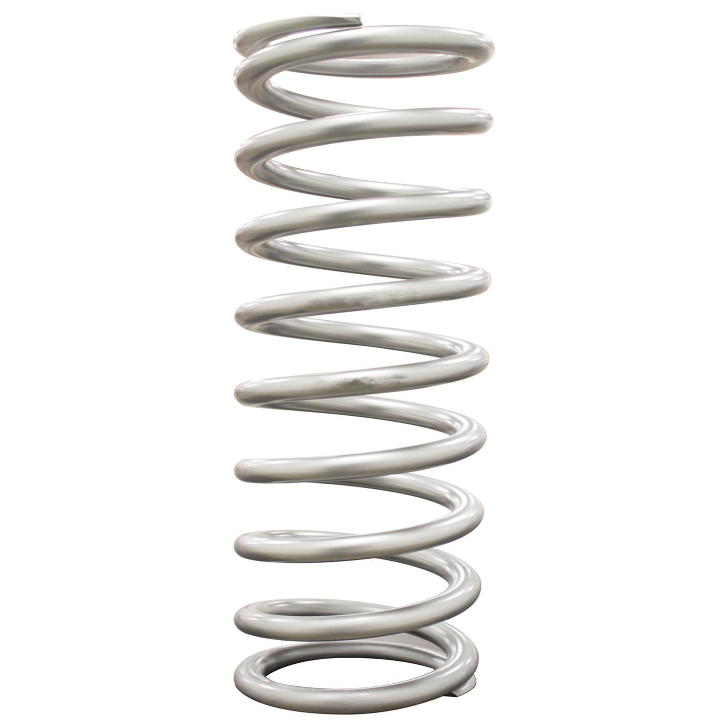 12HT220 2.50 in. ID 12.0 in. 220 lbs Coil-Over Spring Rate High Travel Coil Spring, Silver Powder Coated