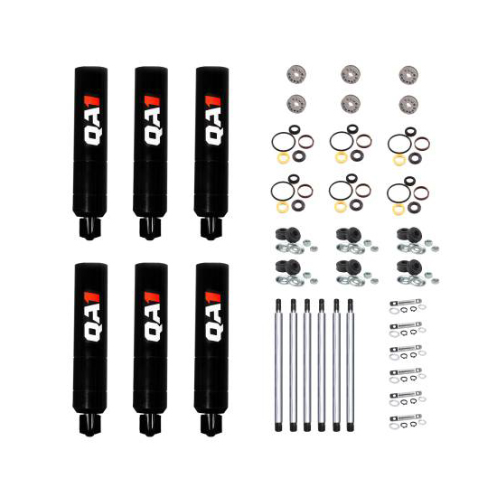 QA1 5Q68DRY6PK 5Q Series Shock Set/6, Twin Tube, Dry, 8 In