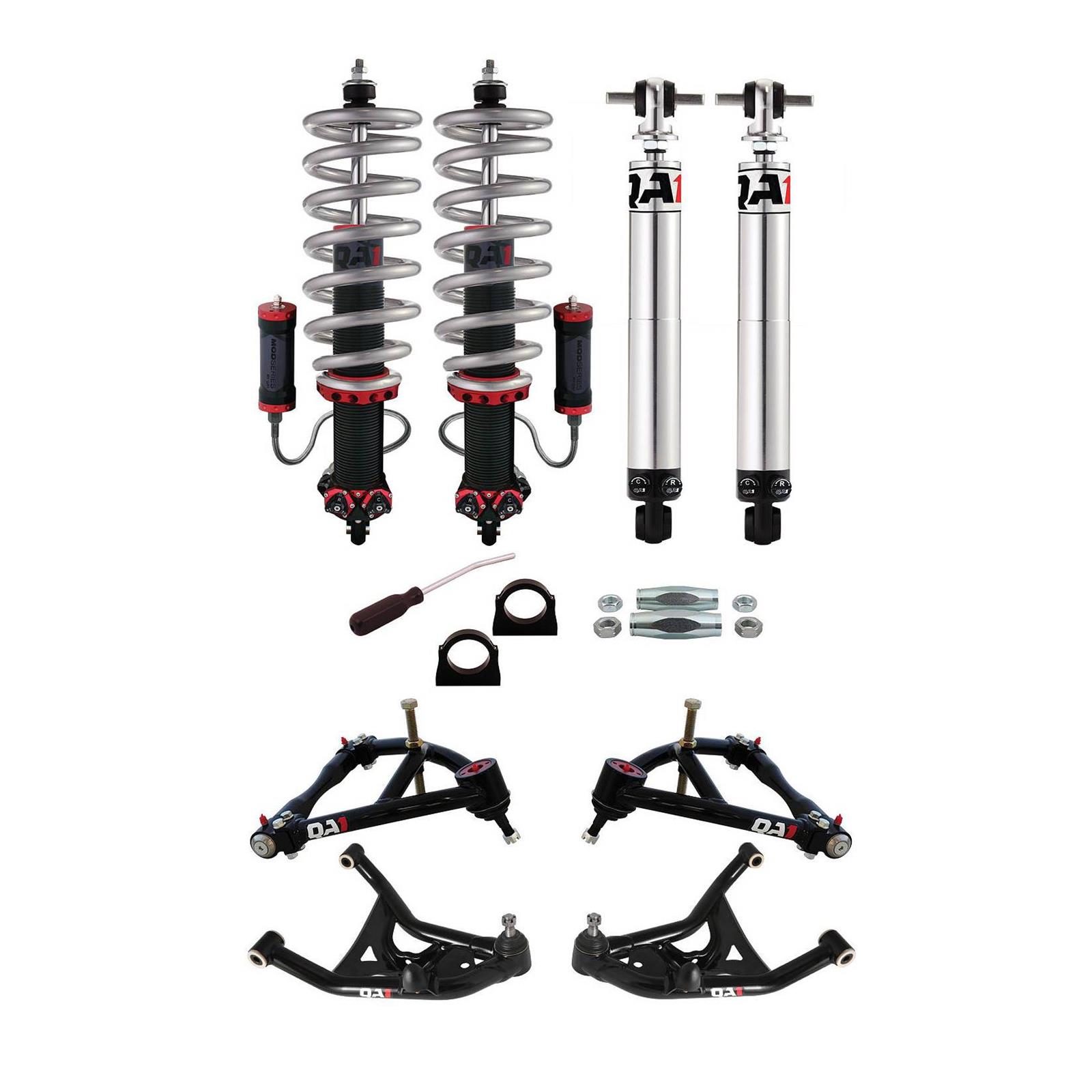 QA1 DK23GMX3 Drag Kit 2.0, Level 3, 7579 GM XBody, W/Shocks