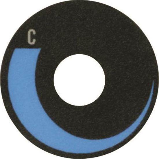 Vintage Air 20571VUP Temperature Decal For Rotary Controls