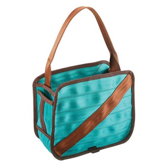 Garage Sale Turquoise Seat Belt Purse