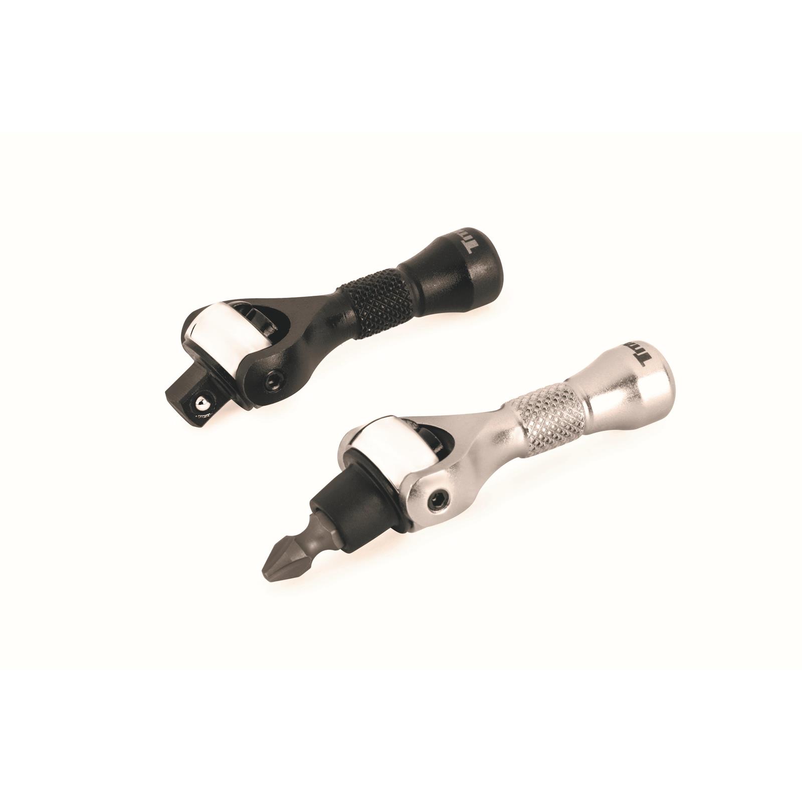 TATAやん Titan Tools 11332 2 Piece 1/4 In. Nano Ratcheting Bit Driver Set