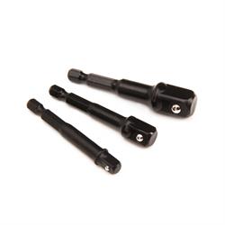Titan Tools 15206 3-Piece 12 Socket Adapter Set 1//4, 3//8 and 1//2