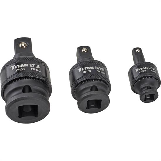 Titan Tools 40160 Impact Swivel Socket Adapter Set, 3 Piece
