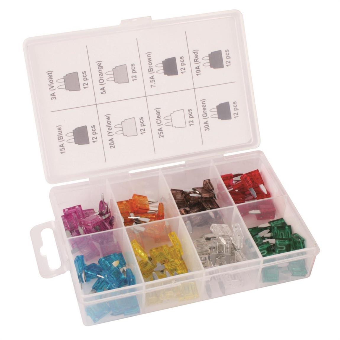 Titan Tools 45229 96-Piece Mini Fuse Assortment