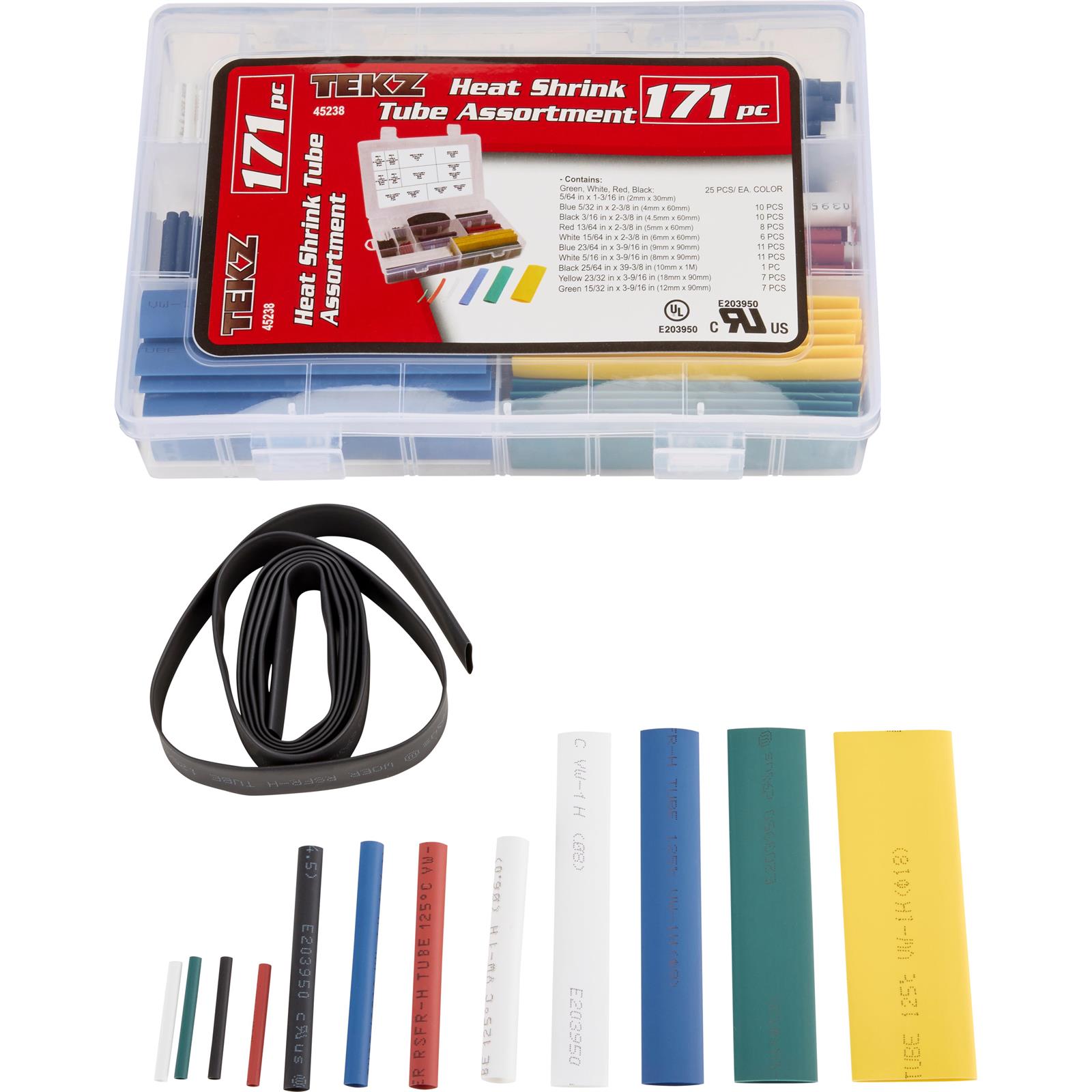 Titan Tools 171pc Heat Shrink Tube Assortment (45238)