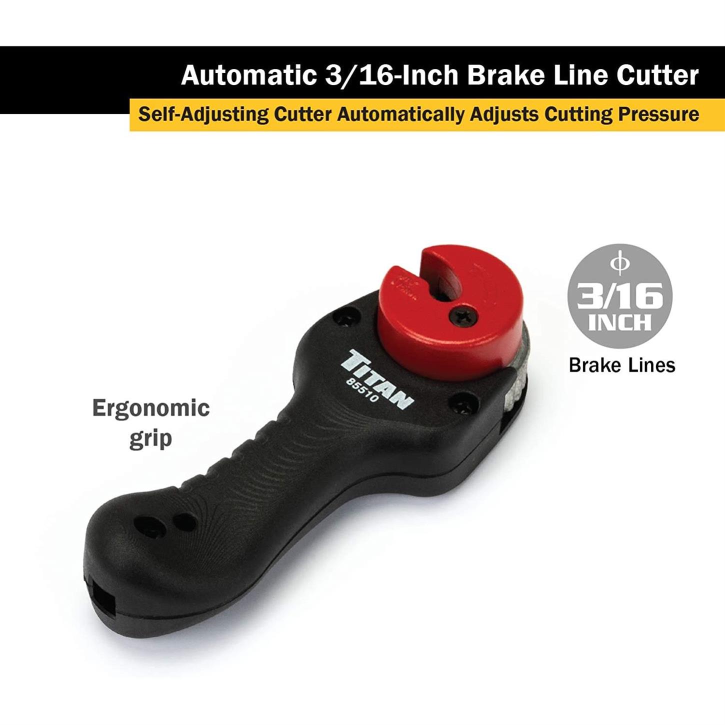 Titan Tools 85510 Automatic 3/16 Inch Brake Line Cutter
