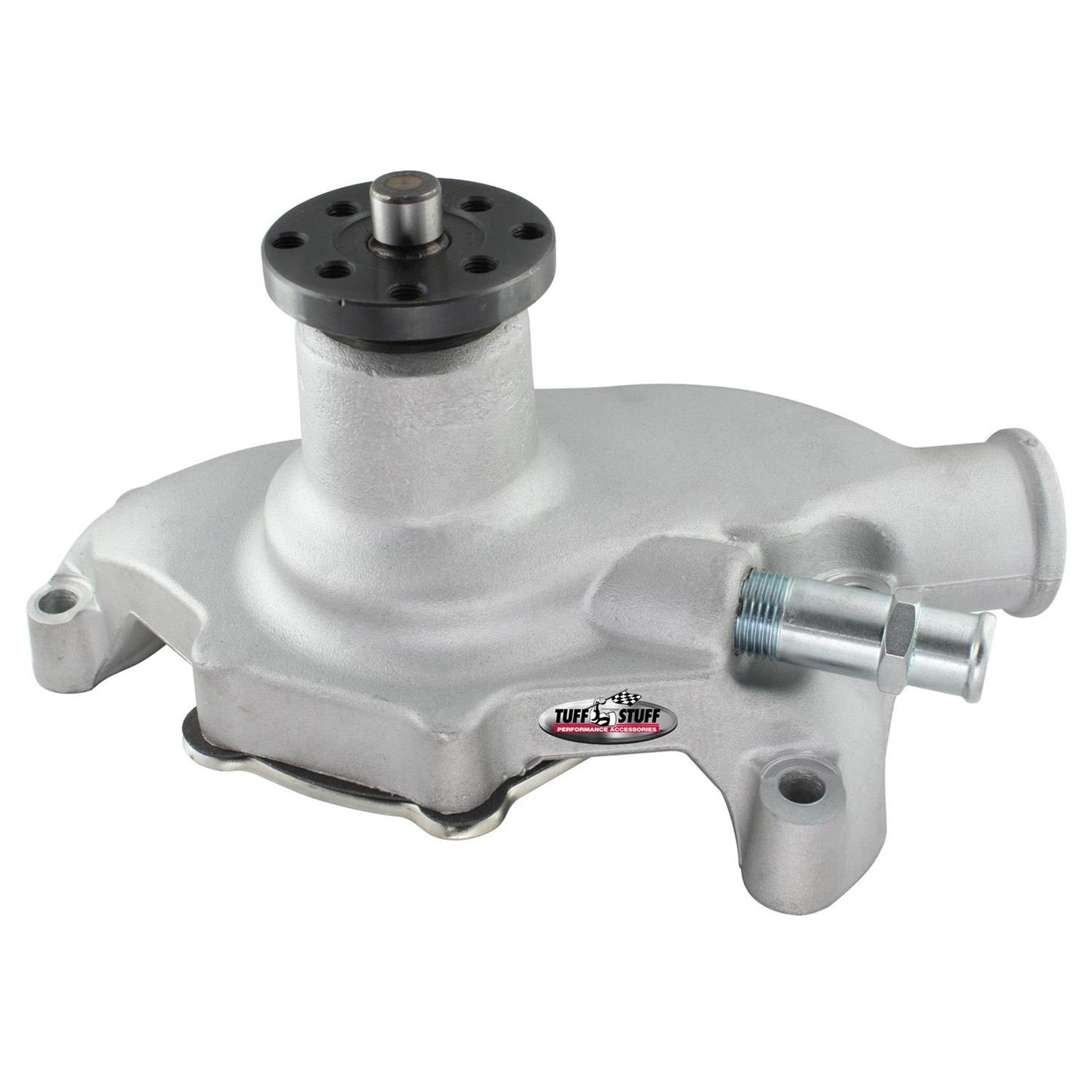 Tuff Stuff 1353 SBC Short Aluminum Water Pump, Factory Cast