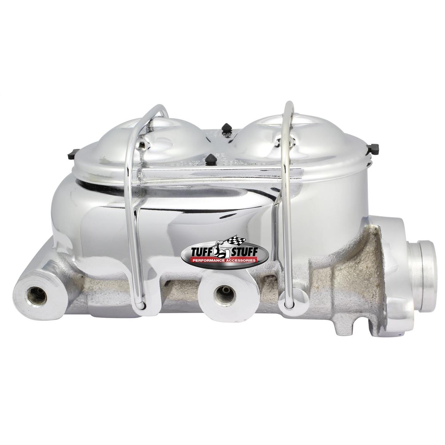 Tuff Stuff クローム ブレーキデュアルブースター 8inch Tuff Stuff Master Cylinders | Speedway Motors