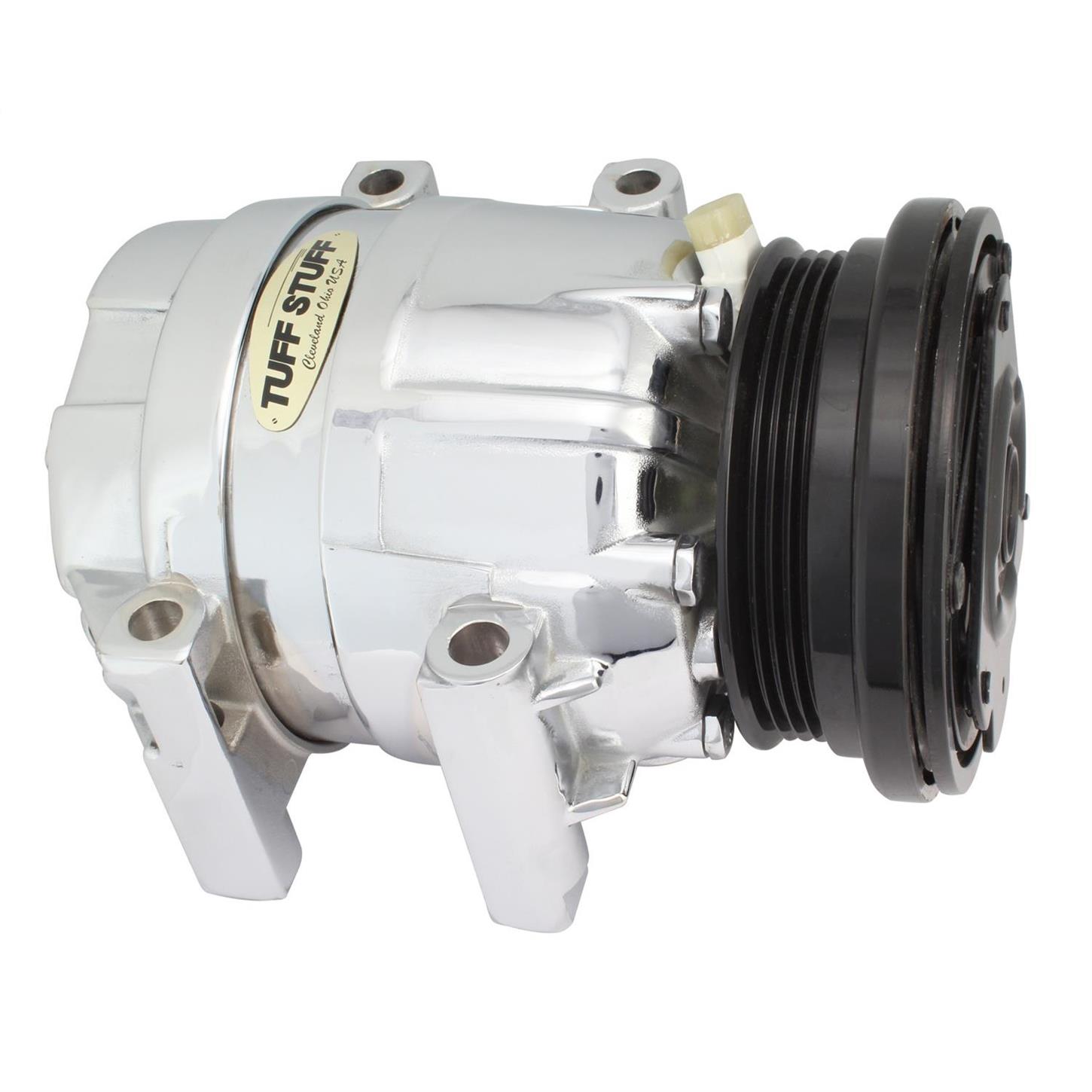 Tuff Stuff 4510NA LS1 A/C Compressor Chrome