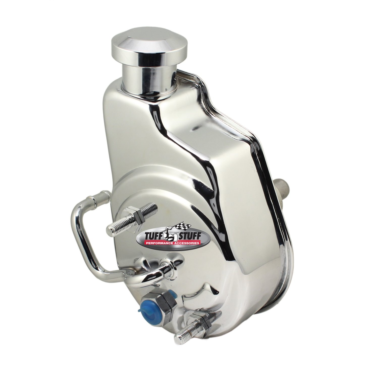 Tuff Stuff 6161A Saginaw Power Steering Pump, GM Truck LS, Chrome