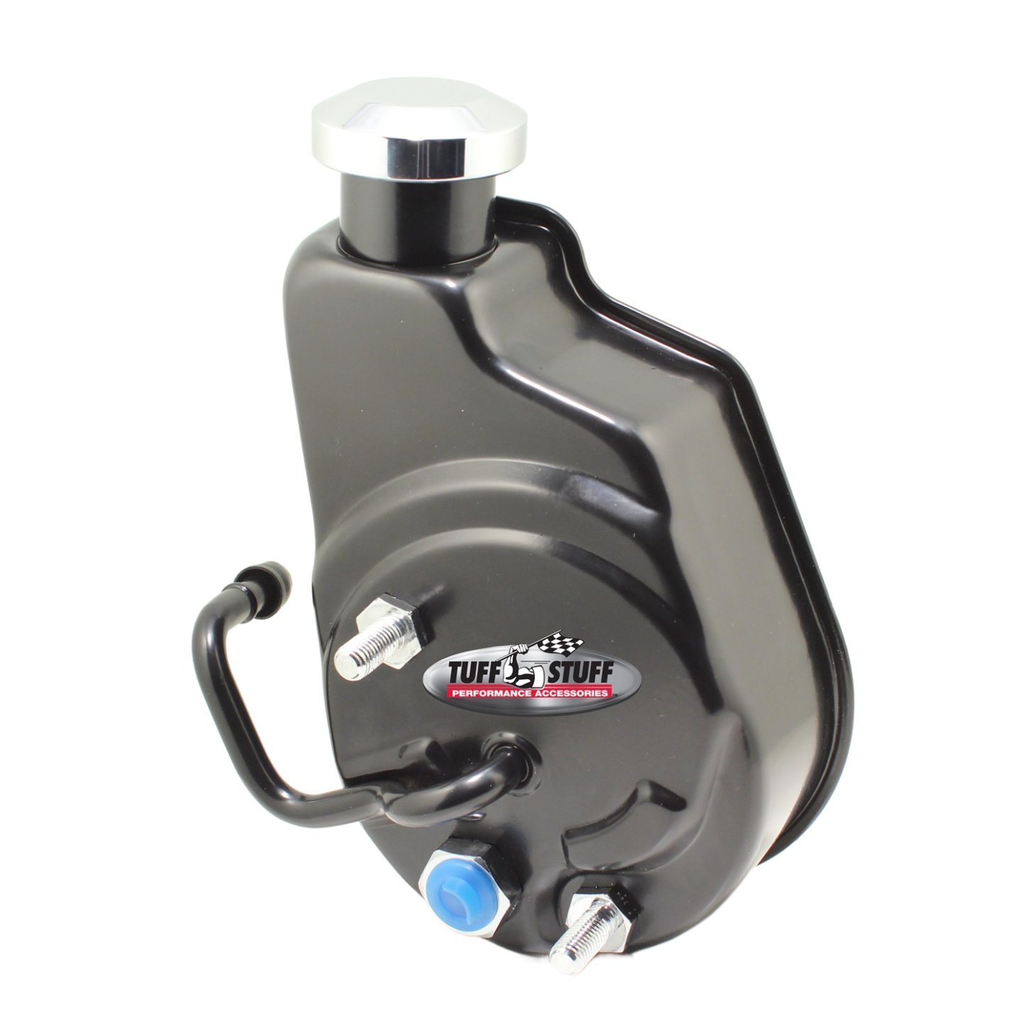 Tuff Stuff 6161B Saginaw Power Steering Pump, GM LS Truck, Black
