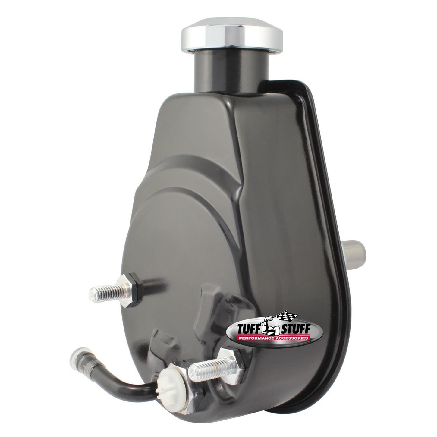 Tuff Stuff 6164B GM Power Steering Pump, Press Fit, Black
