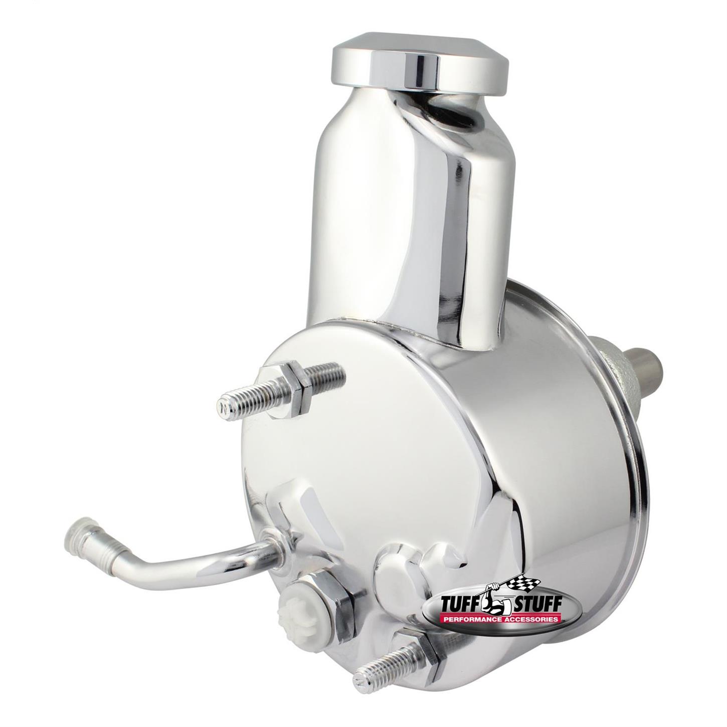 Tuff Stuff 6166A GM Power Steering Pump Press, Fit Shaft, Chrome