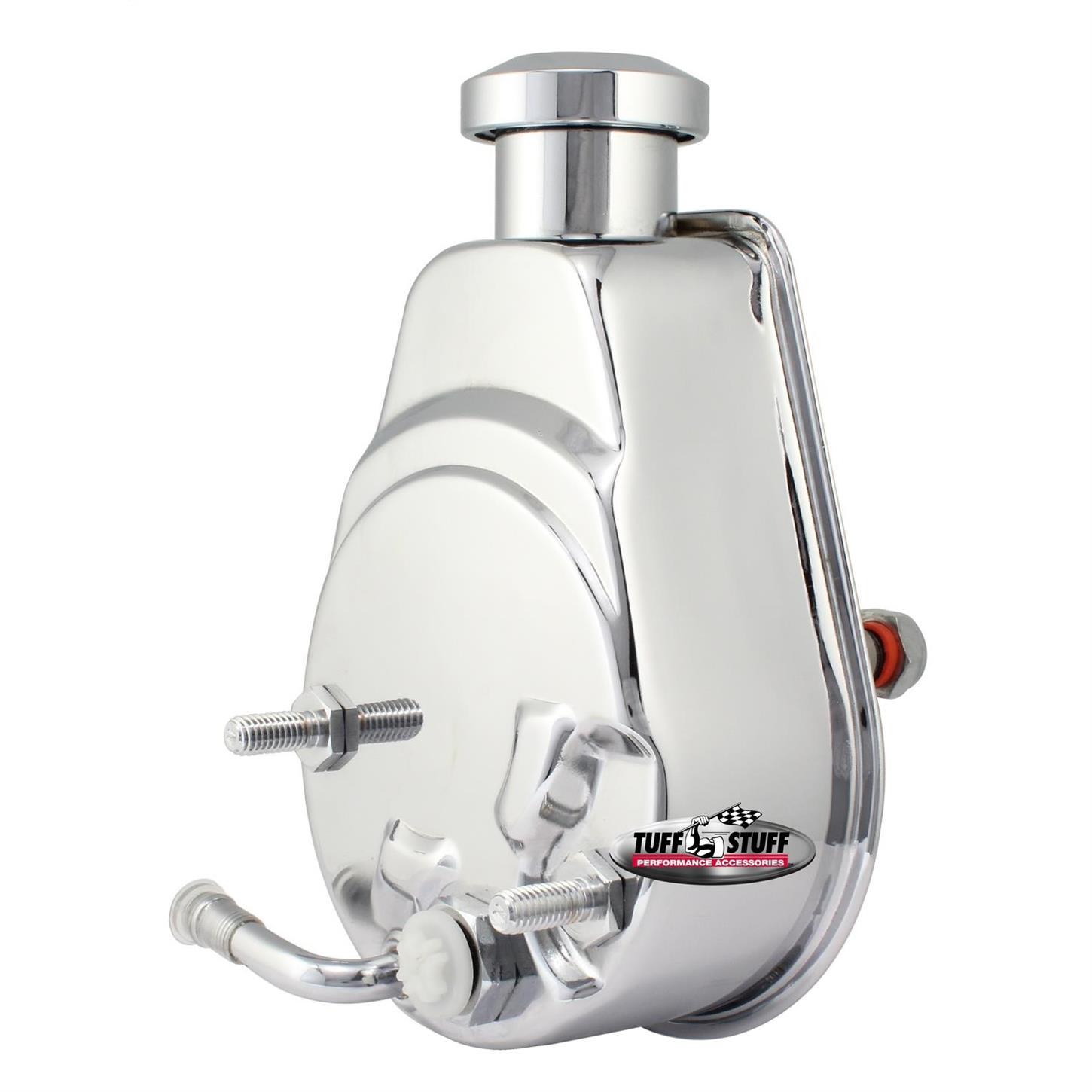 Tuff Stuff 6172A GM Power Steering, Pump Keyed Shaft, Chrome