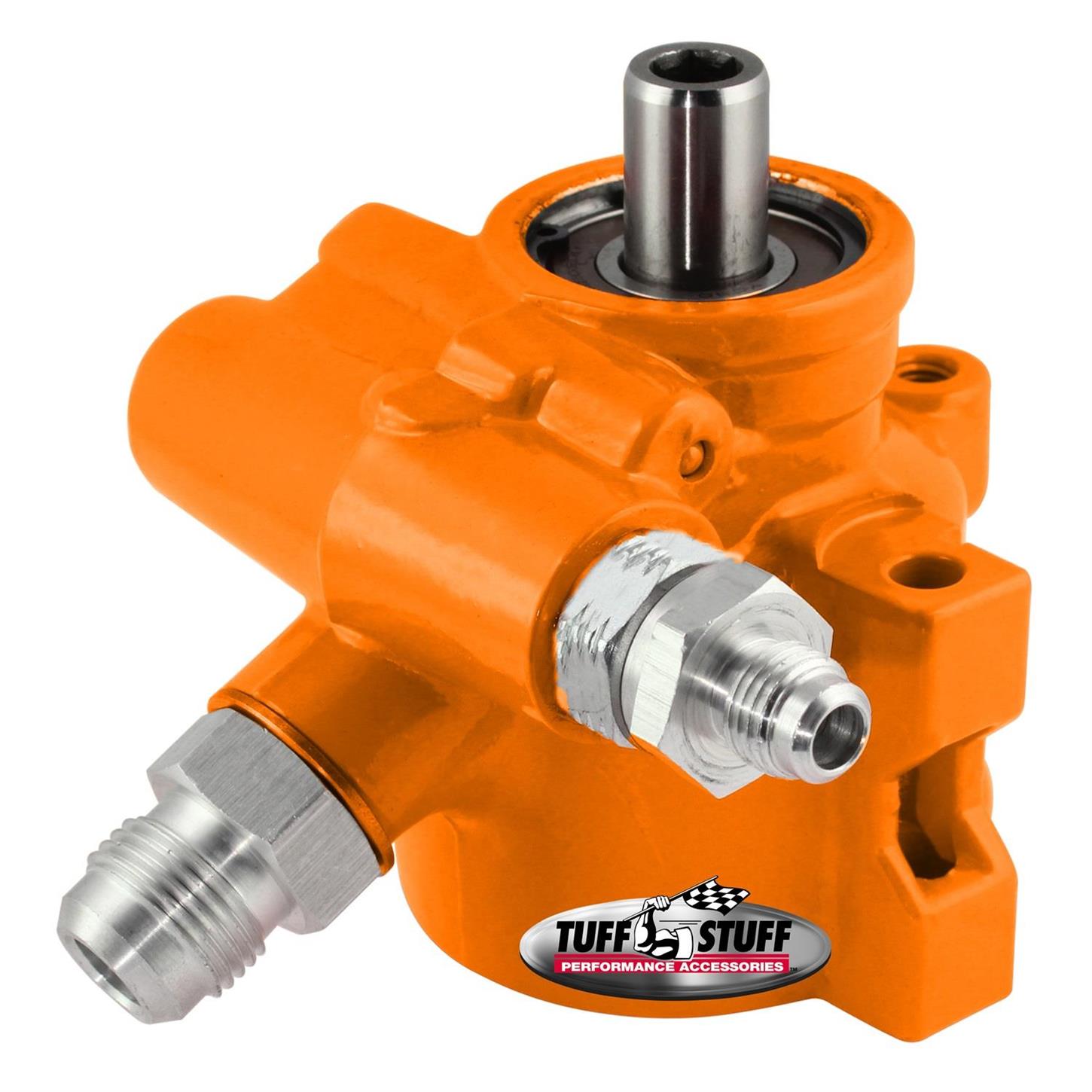 Tuff Stuff 6175ALORANGE Type II Power Steering Pump, Orange