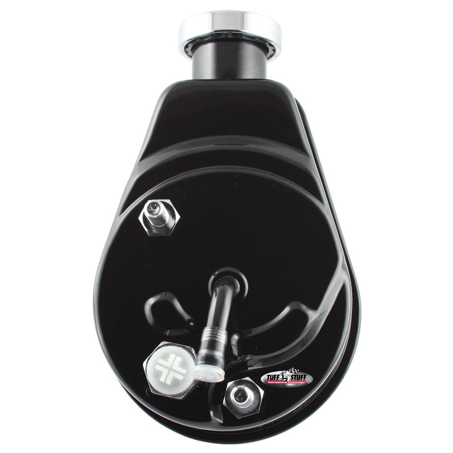 Tuff Stuff 6177B Corvette Saginaw Power Steering Pump, Black
