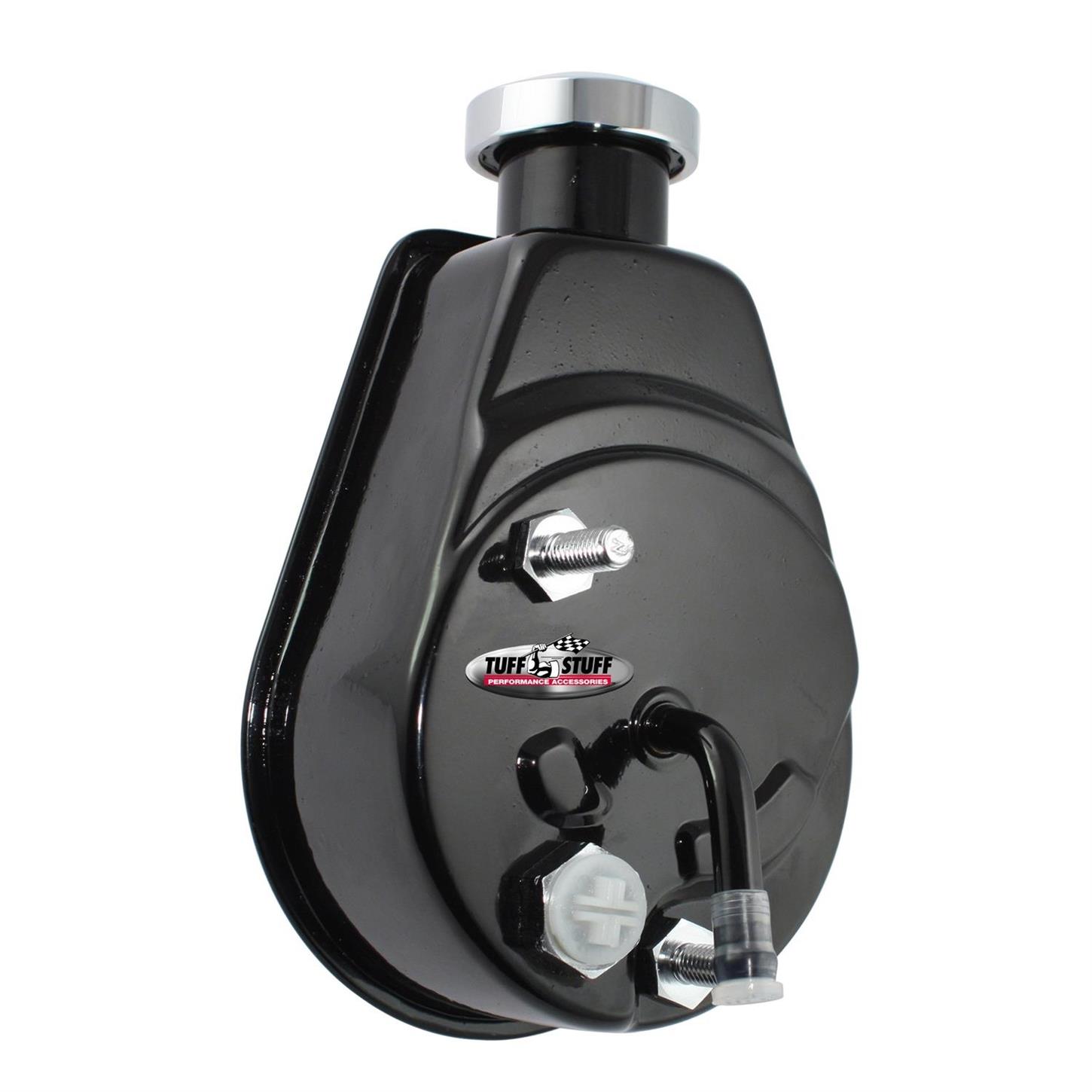 Tuff Stuff 6178B Corvette Saginaw Power Steering Pump, Black