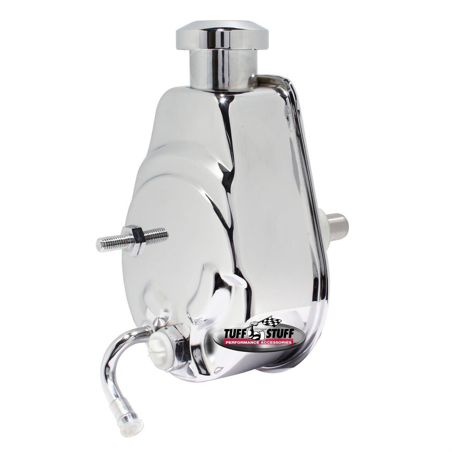 Tuff Stuff 6181A GM Saginaw Style Power Steering Pump, Chrome